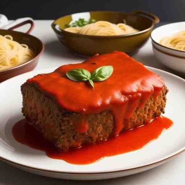 Мясной рулет с макаронами